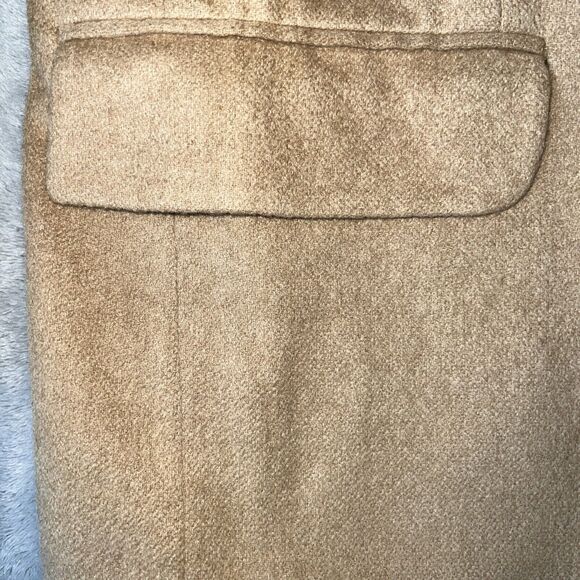 Joseph Richards Vintage 70s Mens 46R 100% Camel Hair USA Made Jacket Silk Lined - Picture 8 of 16